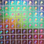 Round Shape Security Hologram Stickers , Genuine Hologram Stickers