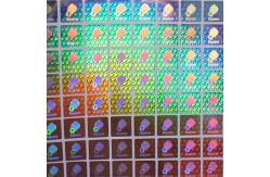 China Round Shape Security Hologram Stickers , Genuine Hologram Stickers supplier