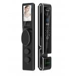 Luxury S666 3D Face Recogniton Door Lock With Intercom Automatic Security Door Lock for sale