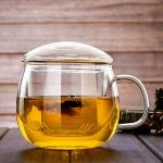 Large Capacity Travel Infuser Mug Non Toxic For Loose Leaf Ergonomic Handle
