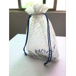 Custom Drawstring Bags For Gift , Double Layers Small Drawstring Bags