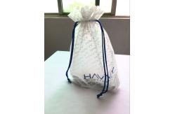 China Custom Drawstring Bags For Gift , Double Layers Small Drawstring Bags supplier