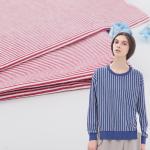 Classic Comfortable Refreshing Striped Cotton Fabric Multi Color for sale