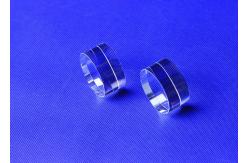 China Clear quartz glass sheet fused silica quartz disc 92% visible light transimittance supplier
