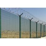 Welded Airport Security Fence Round Post Airport Perimeter Fence for sale