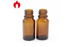 China 10ml 18mm Mouth Screw Top Vials Amber Glass Essential Oil Bottles supplier