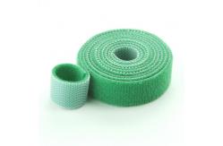 China  gripping hook & loop cable ties in black , Silk printing supplier