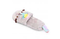 China Non Allergenic Short Plush House Slippers ODM For Adults supplier