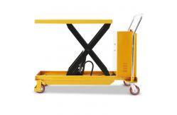 China 800kg Double Scissor Lift Trolley Small Lifting Table Trolley supplier