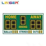 High Durability LED Baseball Scoreboard With High Refresh Rate High Resolution for sale
