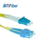 LC To SC Fiber Patch Cable Single Mode Duplex 3m 9.84ft 9/125um OS1 ROHS Approval for sale