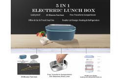 China Leak Proof Stainless Steel Lunch Containers 5 In 1 70W Customization supplier