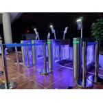 RS485 TCP Face Recognition Swing Barrier Turnstile AC 220V