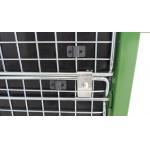 Lightweight Collapsible Wire Container Portable  Wheels Available Easily Move