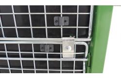 China Lightweight Collapsible Wire Container Portable  Wheels Available Easily Move supplier