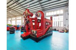 China Party Inflatable Bouncer Slide Super Hero Toddler Bouncy Castle supplier