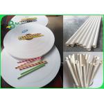 60g 120g Solid White Straw Paper Rolls For Cake Pop Stick 620mm for sale
