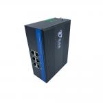 FCC Standards Din Rail Industrial Unmanaged POE Switch Comply With IEEE802.3Af/At
