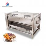 380KG 1.5KW Continuous cleaning equipment seafood wool roller cleaning root cleaning for sale