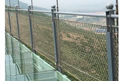 China Balustrade 2.5 Mm Wire Steel Cable Mesh 60*60 Mm Hole supplier