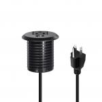 50mm Round Electrical Plugs & us Sockets Standard Outlets with USB Charging Type-C Port for sale