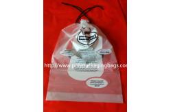 China Moisture Resistant Drawstring Plastic Bags / Drawstring Storage Bags supplier