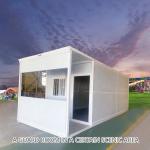 Flatpack Collapsible Foldable Modular Homes Container Thermal Insulation for sale