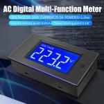 Large Screen LCD Display AC Digital Ammeter 80 ~ 260V 5A CE FCC