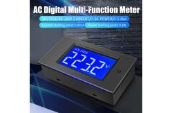 China Large Screen LCD Display AC Digital Ammeter 80 ~ 260V 5A CE FCC supplier
