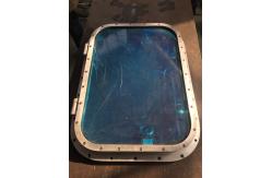 China Fixed And Welded Installation Marine Wheelhouse Window With Aluminum Frame supplier