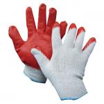 Puncture Resistant Latex Work Gloves 10 Gauge Seamless Knitted Polyester Liner for sale