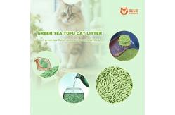 China Green Plant Natural Flushable Cat Litter Friendly Natural Cat Litter Odor Control supplier