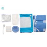 Disposable Surgical Cardiovascular Pack Set Sterilized Drape Kit With Reinforced Gown for sale