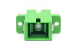 China Duplex Waterproof Fiber Optic Connector APC Plastic Material supplier