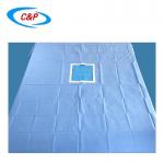 Sterile OEM Blue Laparotomy Surgical Drape With CE ISO13485