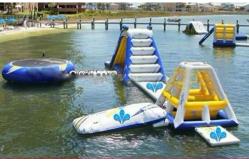 China Customised Inflatable Water Park / Aquaglide Jungle Jim Modular Playset supplier