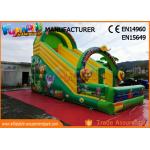 Printed Inflatable Jungle Slide / Commercial Inflatable Bounce House for sale