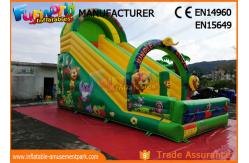 China Printed Inflatable Jungle Slide / Commercial Inflatable Bounce House supplier