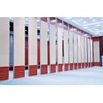 Acoustic Mdf Board Folding Partition Walls With Aluminium Frame for sale