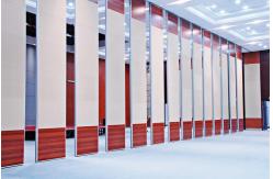 China Acoustic Mdf Board Folding Partition Walls With Aluminium Frame supplier