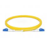 LC UPC To LC UPC Duplex G.652.D Single Mode Fiber Optic Cable PVC 0.9mm - 2m for sale