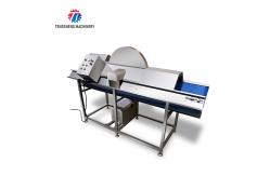 China Stainless Steel Vegetable Processing Machine 1.1KW Fruit Cutting Halt Machine supplier