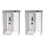 Direction Indicator Full Body Turnstile Square Shape Revolving 500mm Arm