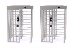 China Direction Indicator Full Body Turnstile Square Shape Revolving 500mm Arm supplier