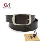 ODM Multicolor Genuine Leather Brown Belt With Pin Buckle Wear Resistant for sale
