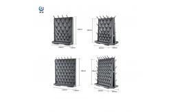 China PP Lab Peg Board Detachable Corrosion Resistant Square Polypropylene PegBoard supplier