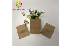 China k Stand Up Customized Paper Bags Round Window Reusable For Snack Packaging supplier