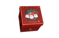 China Custom Printing Christmas Ornament Packaging Boxes Recyclable With Lid And Base Box supplier