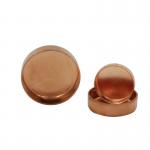 Polished Copper Pipe End Cover from USA Ideal for Plumbing Projects for sale