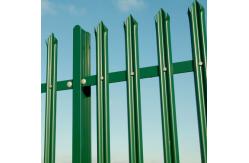 China PVC Coated Metal Palisade Fencing W Pattern D Pattern Garden Fence supplier